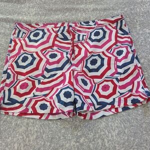 Lands' End Athletic Pink and Blue Shorts